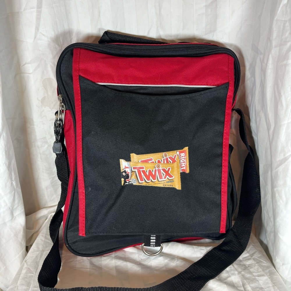 Red and Black Men's‎ Messenger Bag